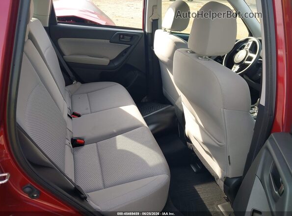 JF2SJAGC2JH509796 2018 SUBARU FORESTER Красный Вид наклейки с VIN-кодом