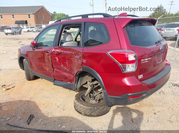 JF2SJAGC2JH509796 2018 SUBARU FORESTER Красный Задняя левая четверть