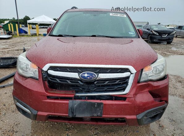 JF2SJAGC3JH539003 2018 SUBARU FORESTER Burgundy 