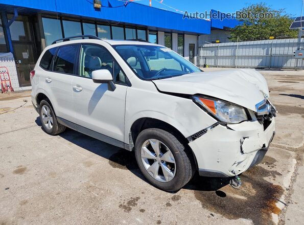 JF2SJAGC4GH416061 2016 SUBARU FORESTER Белый Передняя правая четверть