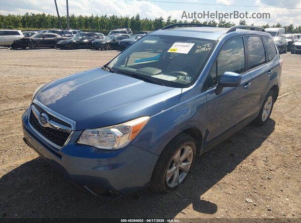 JF2SJAGC4GH556837 2016 SUBARU FORESTER Blue Vista tres cuartos delantera izquierda