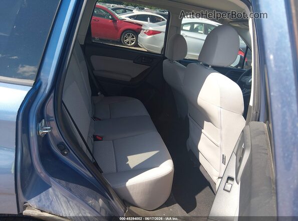 JF2SJAGC4GH556837 2016 SUBARU FORESTER Blue Vista de la etiqueta del VIN