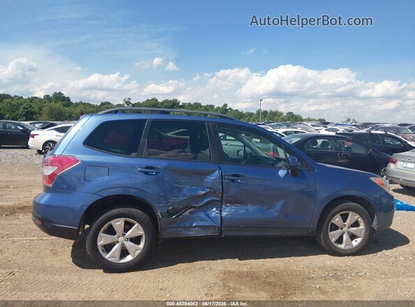JF2SJAGC4GH556837 2016 SUBARU FORESTER Blue Vista interior trasera