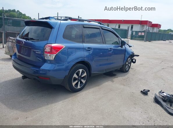 JF2SJAGC4HH556449 2017 SUBARU FORESTER Blue Rear right