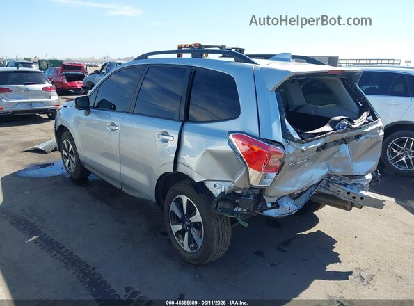 JF2SJAGC4HH808247 2017 SUBARU FORESTER Серебряный Задняя левая четверть