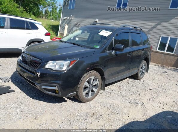JF2SJAGC4JH477045 2018 SUBARU FORESTER Черный Передняя левая четверть