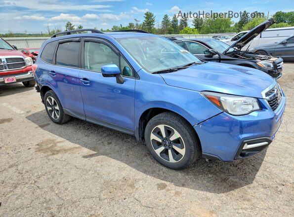 JF2SJAGC4JH548776 2018 SUBARU FORESTER Blue Առջևի աջ