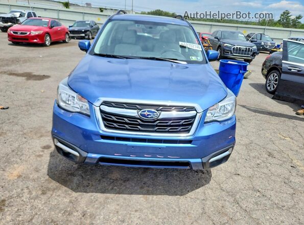 JF2SJAGC4JH548776 2018 SUBARU FORESTER Blue Դիմացի տեսք