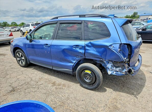 JF2SJAGC4JH548776 2018 SUBARU FORESTER Blue Հետևի ձախ