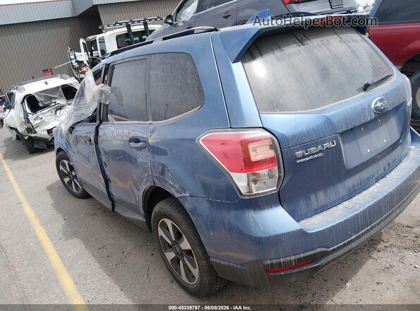 JF2SJAGC4JH566811 2018 SUBARU FORESTER Blue Tył lewy