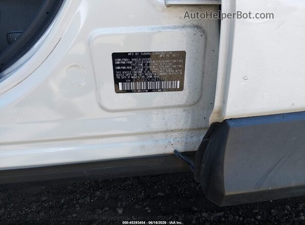 JF2SJAGC5JH432972 2018 SUBARU FORESTER White Вид підкапотного простору