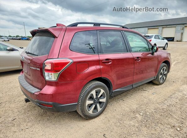 JF2SJAGC5JH518525 2018 SUBARU FORESTER Burgundy Հետևի աջ