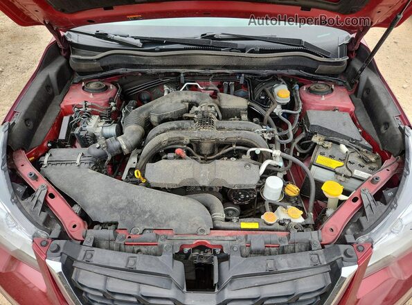 JF2SJAGC5JH518525 2018 SUBARU FORESTER Burgundy Շարժիչի բաժամունքի տեսք