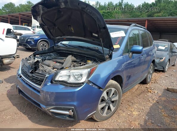 JF2SJAGC5JH605034 2018 SUBARU FORESTER Blue წინა მარცხენა ხედი სამი მეოთხედიდან