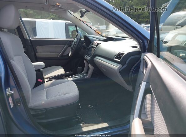 JF2SJAGC5JH605034 2018 SUBARU FORESTER Blue წინა სალონის ხედი