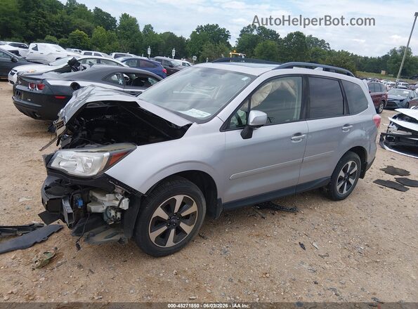 JF2SJAGC6HH422770 2017 SUBARU FORESTER Silver წინა მარცხენა ხედი სამი მეოთხედიდან