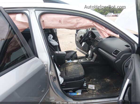 JF2SJAGC6HH422770 2017 SUBARU FORESTER Silver წინა სალონის ხედი