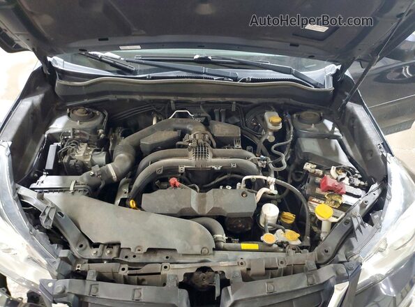 JF2SJAGC6HH445949 2017 SUBARU FORESTER Black Вид підкапотного простору