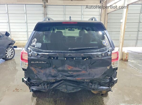 JF2SJAGC6HH445949 2017 SUBARU FORESTER Black Вид ззаду
