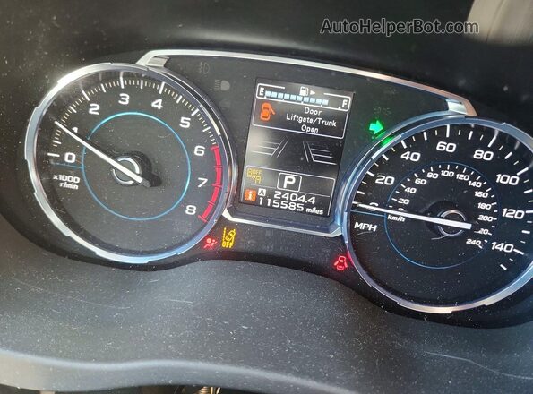 JF2SJAGC7HH579255 2017 SUBARU FORESTER Серый Вид щитка приборов