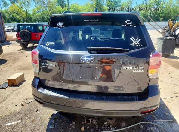 JF2SJAGC7HH579255 2017 SUBARU FORESTER Серый Вид сзади