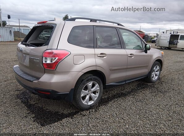 JF2SJAGC8GH487988 2016 SUBARU FORESTER Champagne Задня права чверть