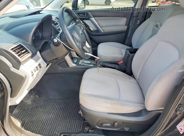 JF2SJAGC8JH546836 2018 SUBARU FORESTER Black Widok wnętrza z przodu