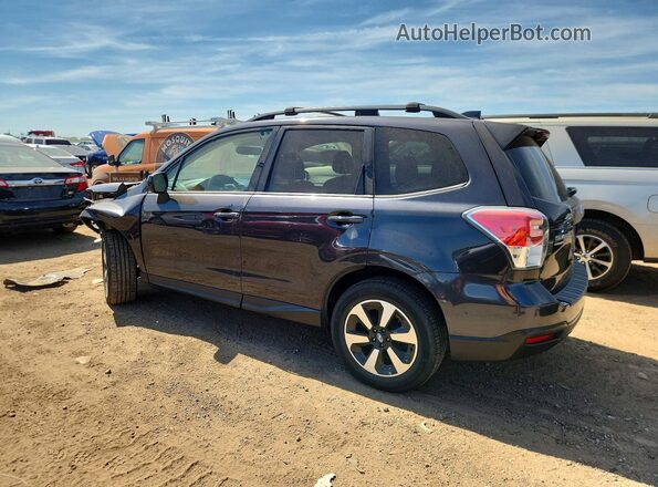 JF2SJAGC9HH514858 2017 SUBARU FORESTER Угольный Задняя левая четверть