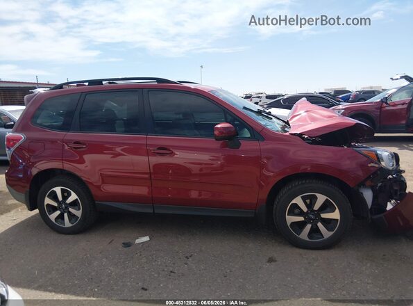 JF2SJAGC9JH543640 2018 SUBARU FORESTER Red Սալոնի 360 աստիճան տեսք