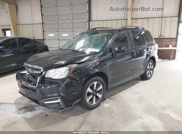 JF2SJAGC9JH585760 2018 SUBARU FORESTER Black Front left