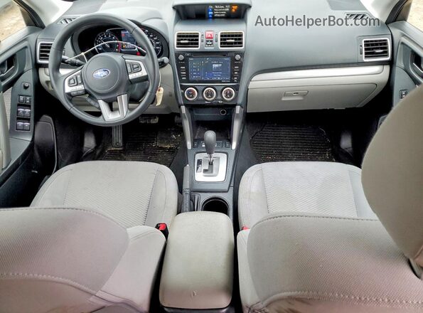 JF2SJAGC9JH586472 2018 SUBARU FORESTER Blue Առջևի վահանակի տեսք