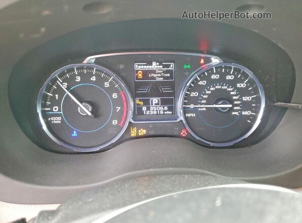 JF2SJAGC9JH586472 2018 SUBARU FORESTER Blue Սարքավորումների վահանակի տեսք