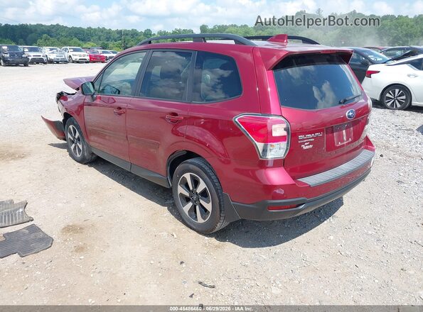 JF2SJAGCXHH484236 2017 SUBARU FORESTER Красный Задняя левая четверть
