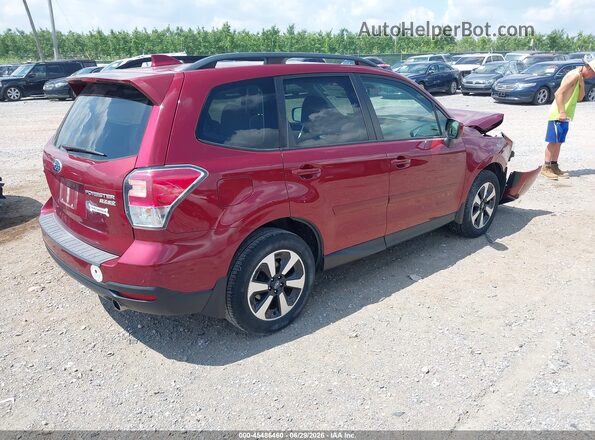 JF2SJAGCXHH484236 2017 SUBARU FORESTER Красный Задняя правая четверть