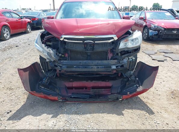 JF2SJAGCXHH484236 2017 SUBARU FORESTER Красный Вид щитка приборов