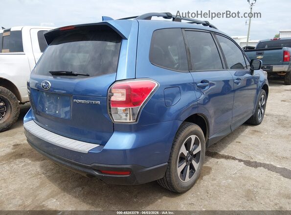 JF2SJAGCXJH416296 2018 SUBARU FORESTER Синий Задняя правая четверть