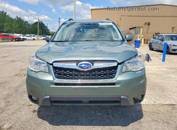 JF2SJAHC0GH437097 2016 SUBARU FORESTER Green Widok z przodu