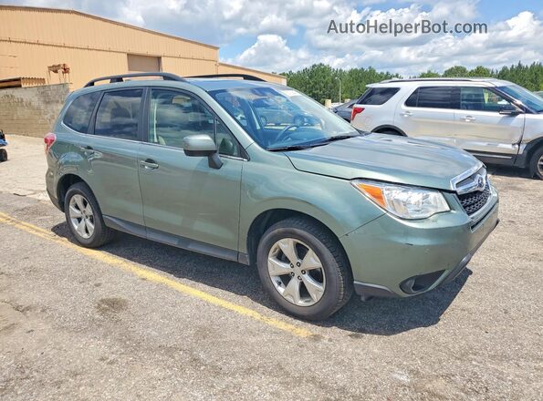 JF2SJAHC0GH437097 2016 SUBARU FORESTER Green Przód prawy