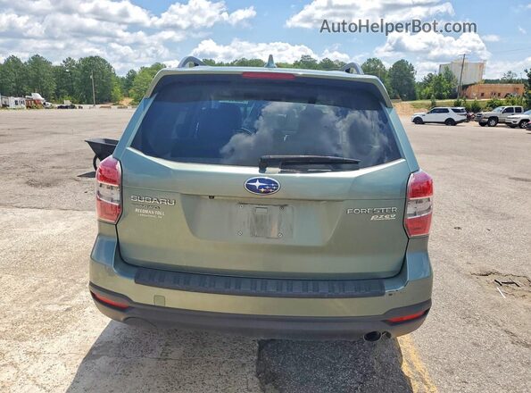 JF2SJAHC0GH437097 2016 SUBARU FORESTER Green Widok z tyłu