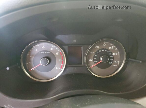 JF2SJAHC5GH489065 2016 SUBARU FORESTER White Instrument cluster view