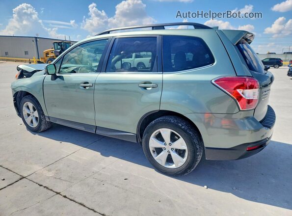 JF2SJAHC5GH491253 2016 SUBARU FORESTER Green Rear left