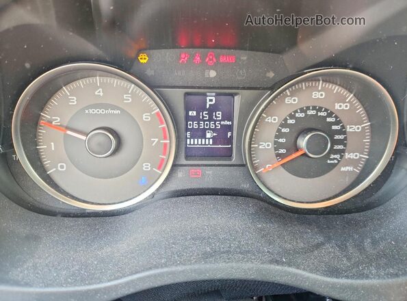JF2SJAHC5GH491253 2016 SUBARU FORESTER Green Instrument cluster view