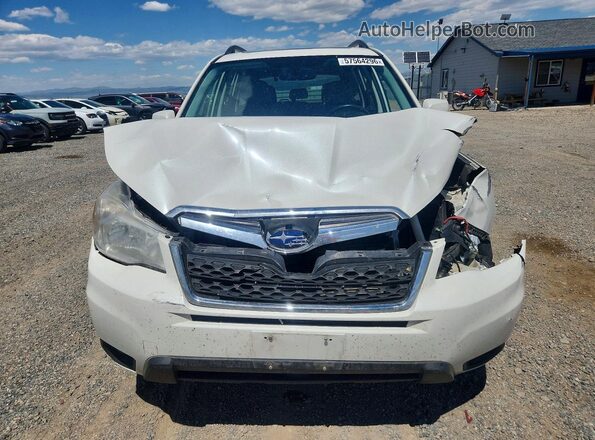 JF2SJAHC5GH556151 2016 SUBARU FORESTER White წინა ხედი