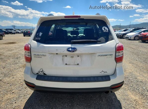 JF2SJAHC5GH556151 2016 SUBARU FORESTER White უკანა ხედი