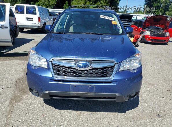 JF2SJAHC6GH463011 2016 SUBARU FORESTER Синий Вид спереди