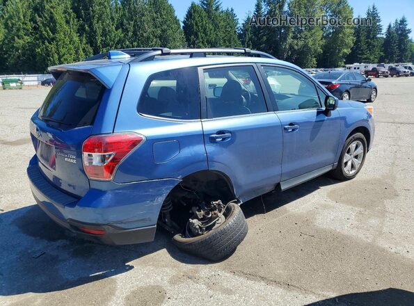 JF2SJAHC6GH463011 2016 SUBARU FORESTER Синий Задняя правая четверть
