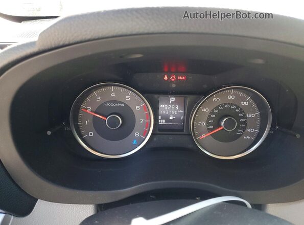 JF2SJAHC6GH463011 2016 SUBARU FORESTER Синий Вид щитка приборов