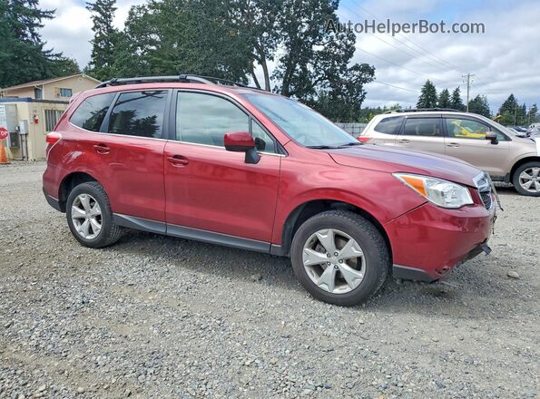 JF2SJAHCXGH433283 2016 SUBARU FORESTER Red Առջևի աջ