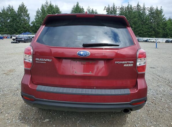 JF2SJAHCXGH433283 2016 SUBARU FORESTER Red Հետևի տեսք