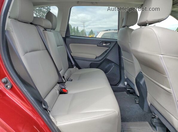 JF2SJAHCXGH433283 2016 SUBARU FORESTER Red Սալոնի հետևի տեսք